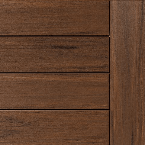 Azek - Patio en PVC - Collection Vintage - Mahogany - PurPatio.ca