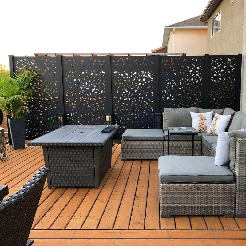 Quadruple Hideaway Mur intimite - RIVER ROCK - PurPatio.ca