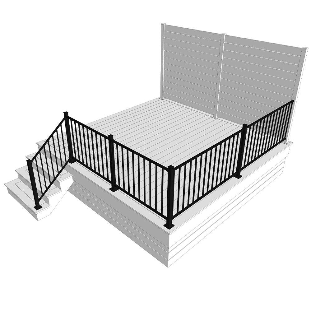 Kit de rampes pour base 12x12 - PurPatio.ca