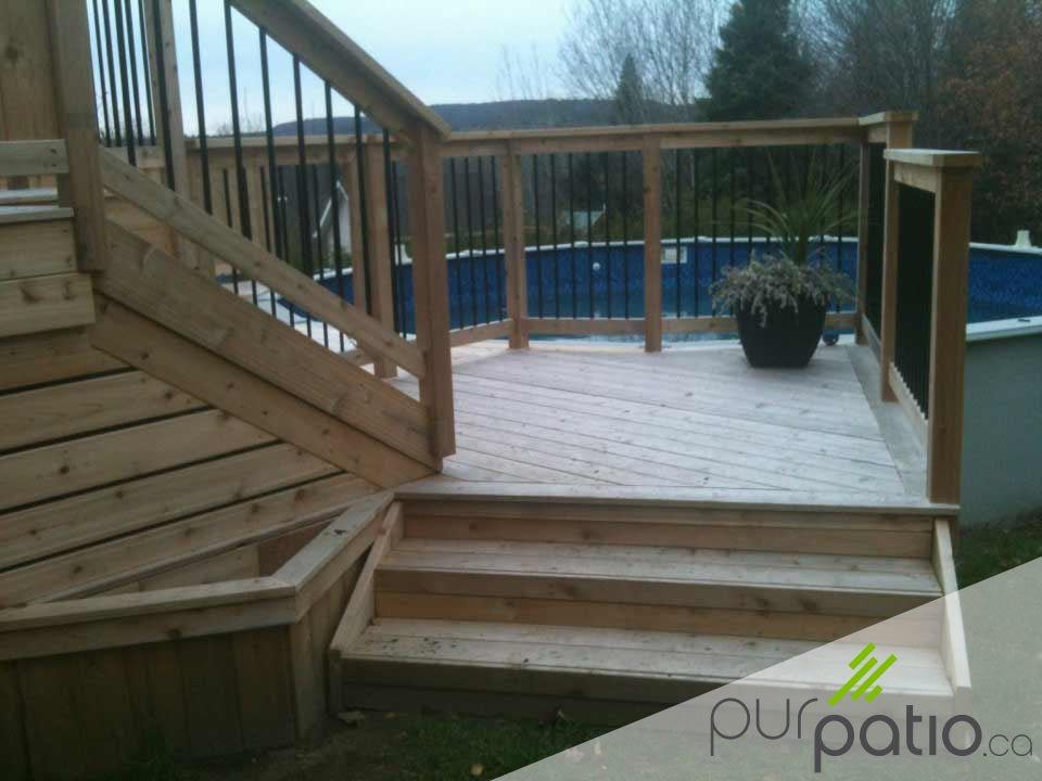 patio piscine prévost