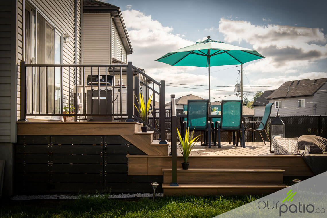 patio composite rangement jupe