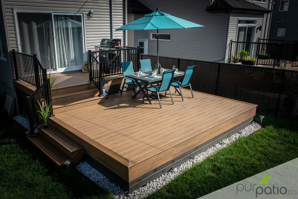 patio simple composite paliers