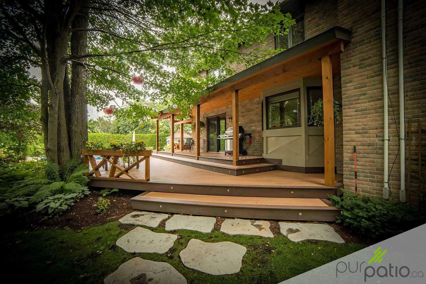 véranda timberframe