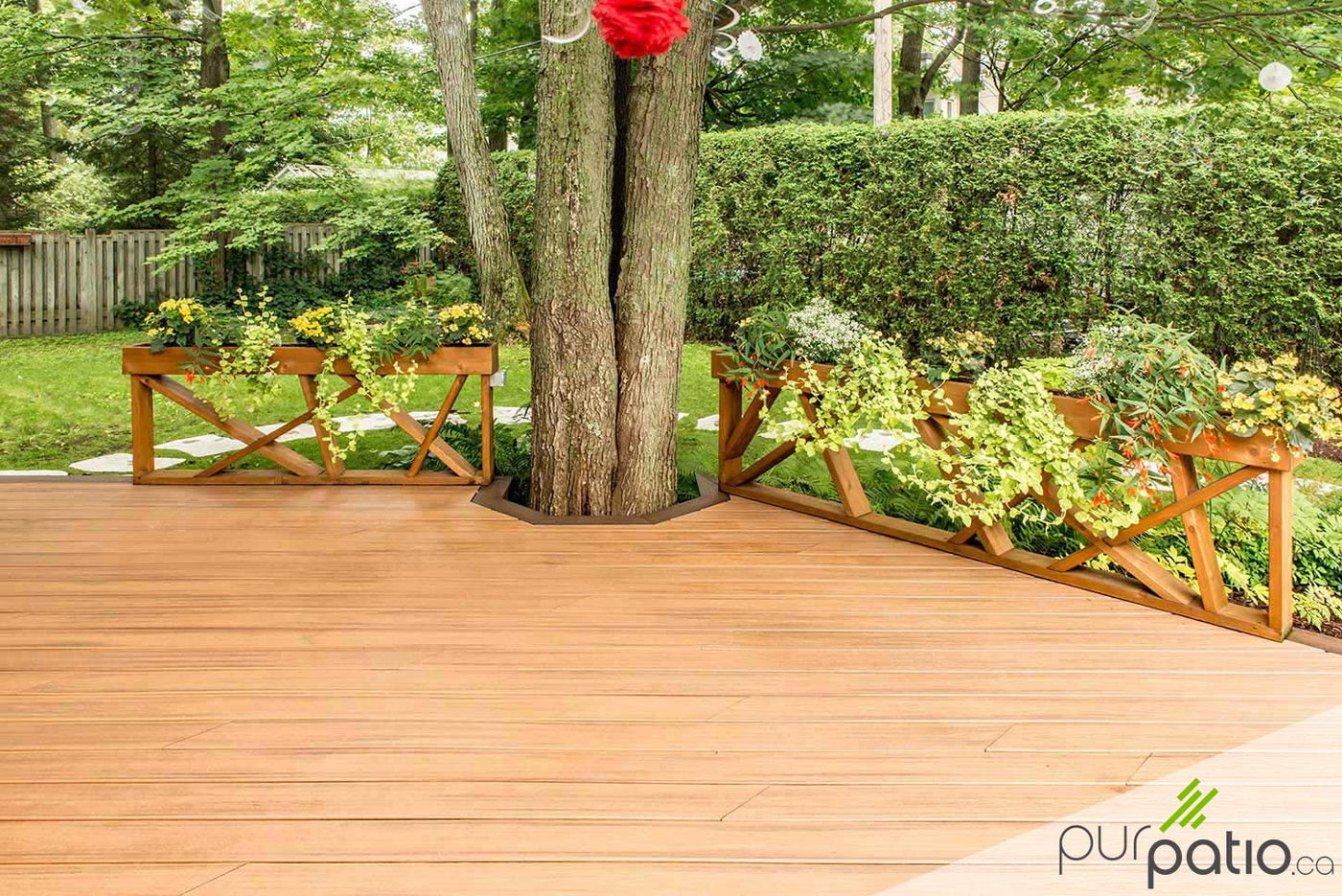 Garde corps boite a fleurs