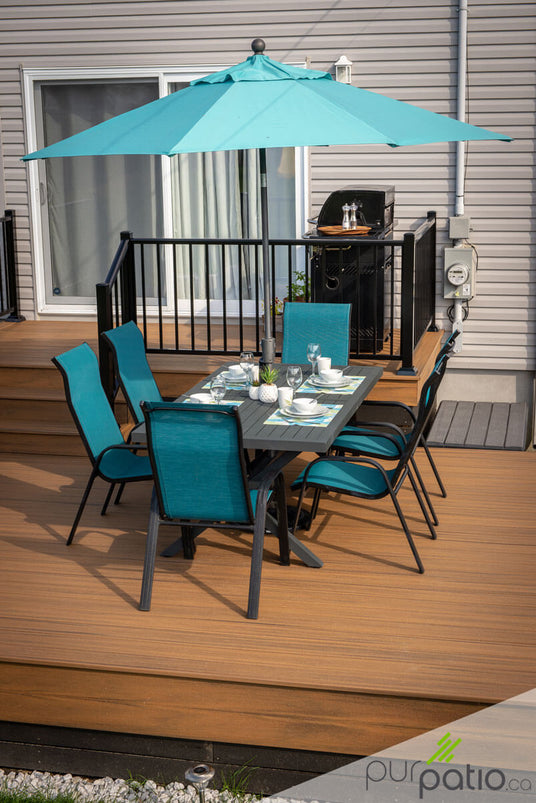 set patio composite havana gold