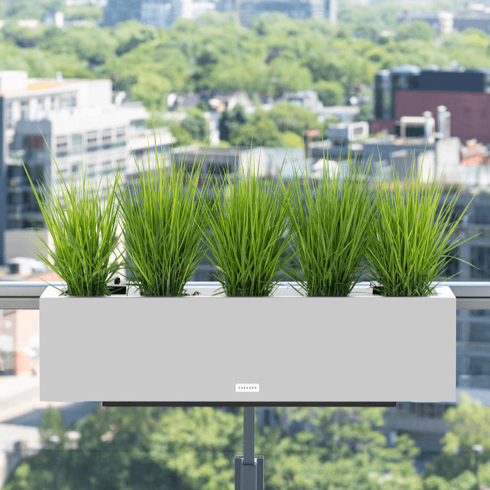Veradek - Jardinière BLOCK - bac a plantes pour garde-corps 36" avec supports - PurPatio.ca