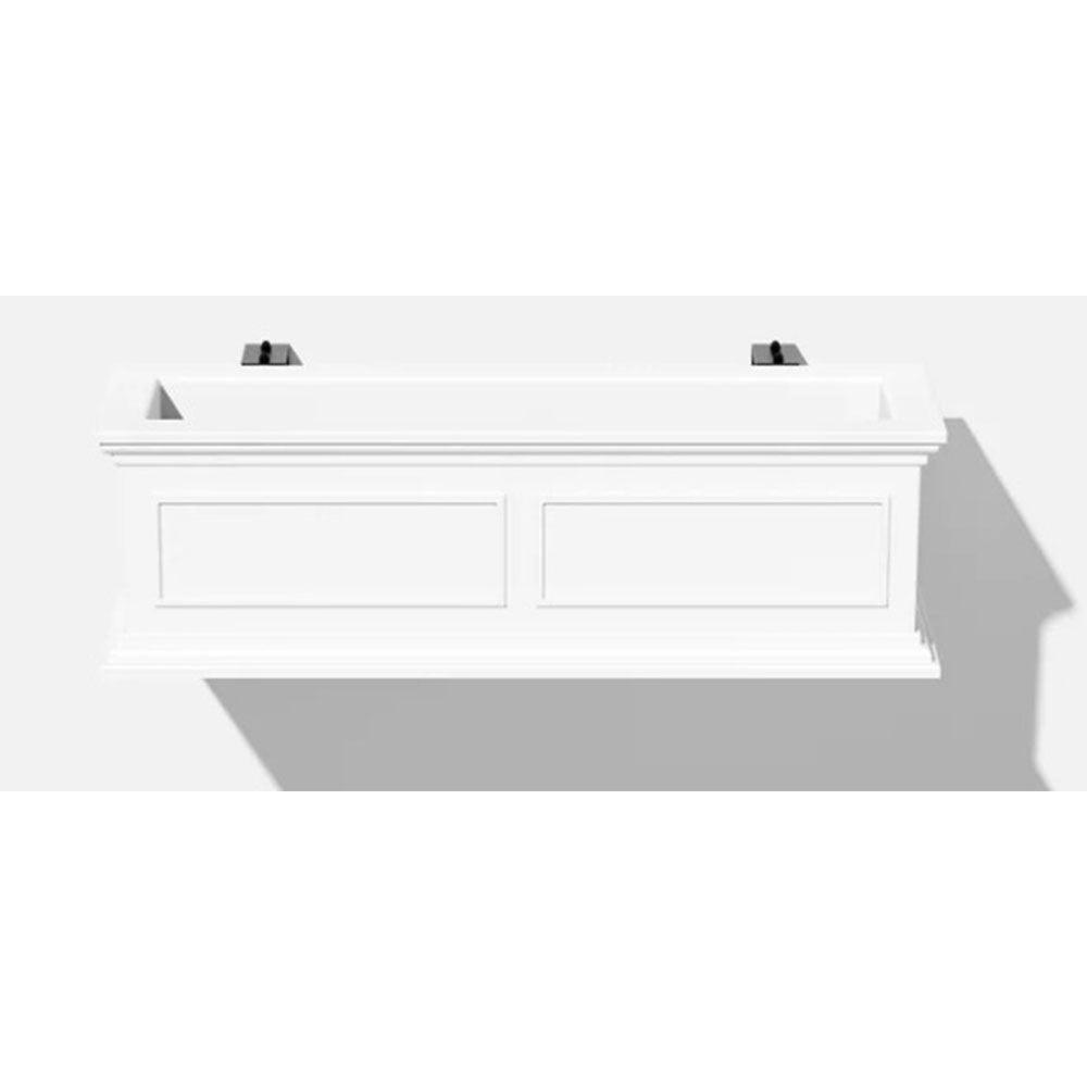 Veradek - Jardinière BRIXTON - bac a plantes pour garde-corps avec supports - PurPatio.ca