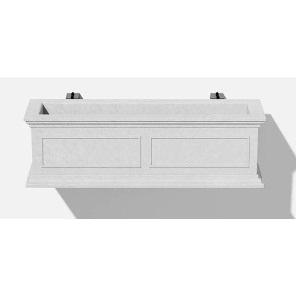 Veradek - Jardinière BRIXTON - bac a plantes pour garde-corps avec supports - PurPatio.ca