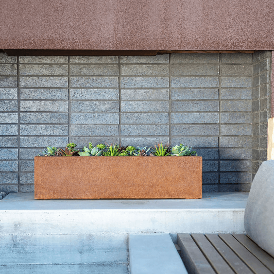 Veradek - Jardinière CORTEN - WINDOW BOX - PurPatio.ca