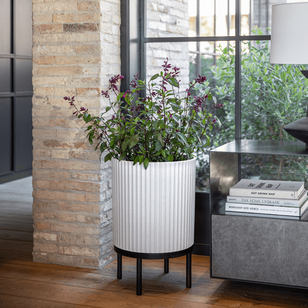 Veradek - Jardiniere MASON - demi sixteen avec support - PurPatio.ca