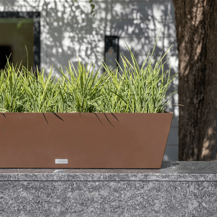 Veradek - Jardinière PURE - bac a plantes pour garde-corps avec supports - PurPatio.ca