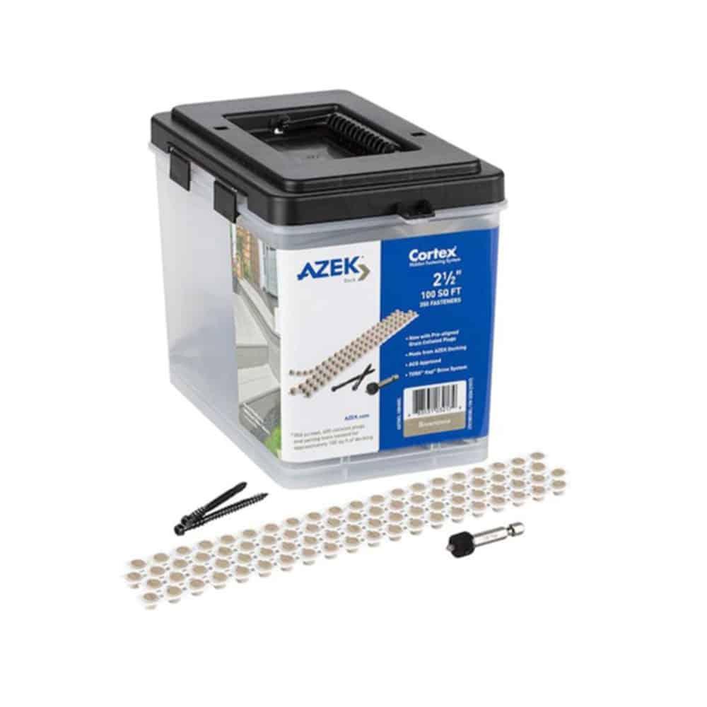 Azek - Vis Collated CORTEX - Collection Harvest Brownstone - 350 vis / 100 pi carre - PurPatio.ca