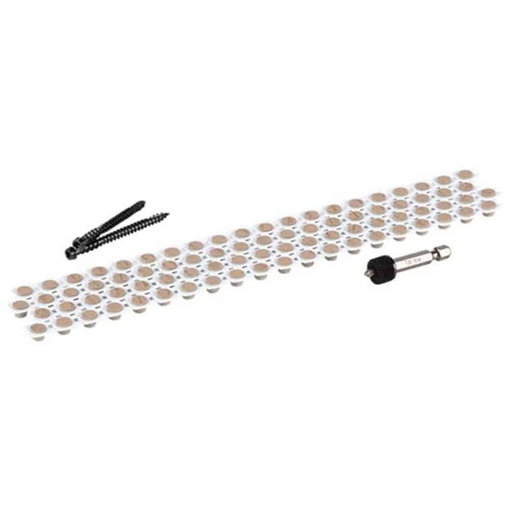 Azek - Vis Collated CORTEX - Collection Landmark French White Oak - 350 vis / 100 pi carre - PurPatio.ca