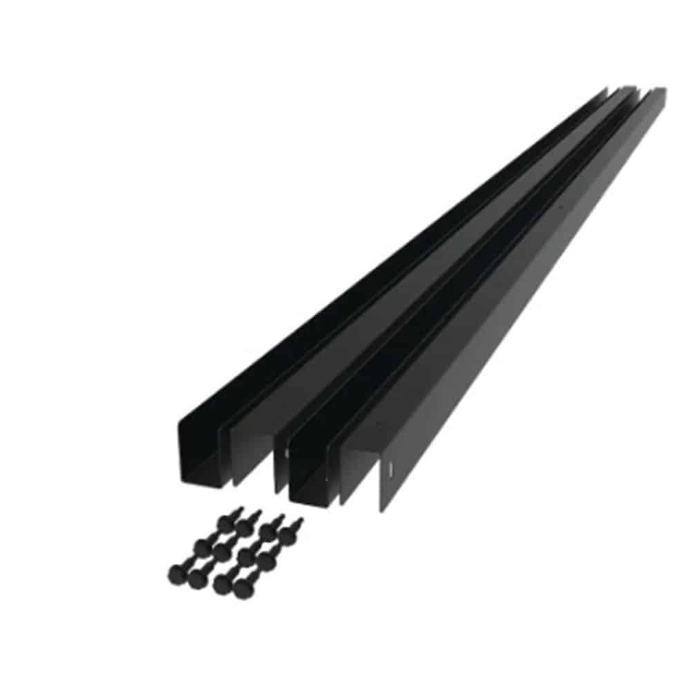Barrette de support d'aileron TZO noire
