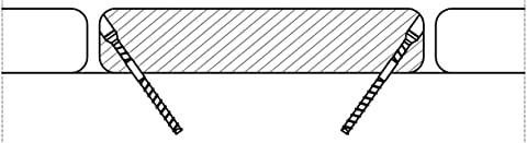 CAMO - 395010 - Vis De Bord Sur Bande De Plastique 2-3/8 Po (Bte 1000) - PurPatio.ca