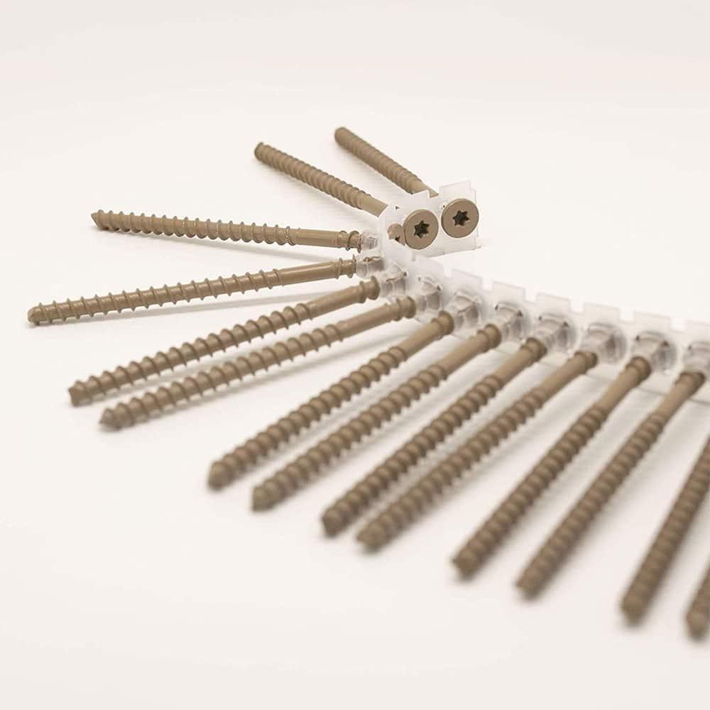 CAMO - 395042-CA - Vis De Face Sur Bande De Plastique 3 Po Tan (Bte 1000) - PurPatio.ca