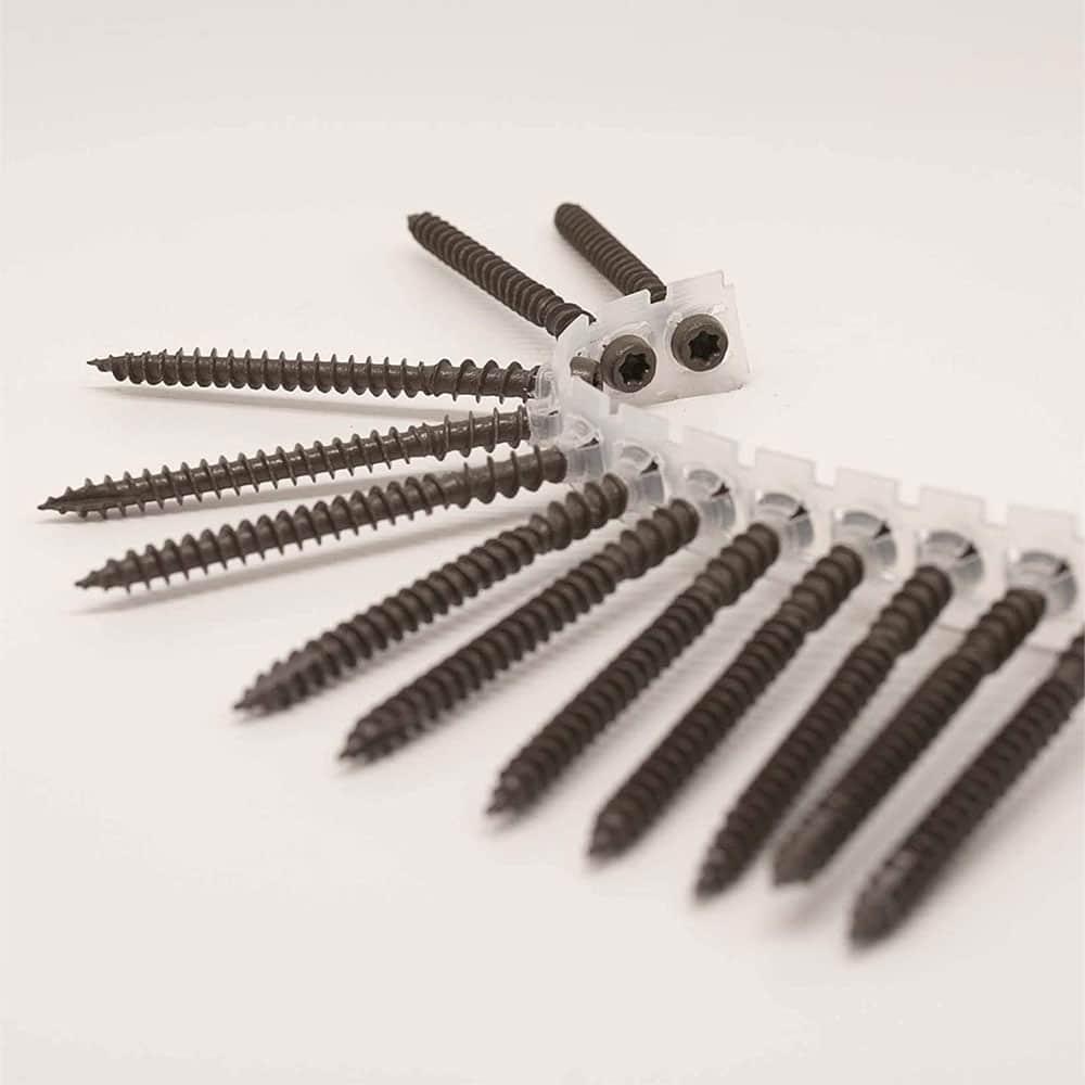 CAMO - 395050 - Vis De Face Sur Bande De Plastique 2 1/2 Po Brun (Bte 1000) - PurPatio.ca