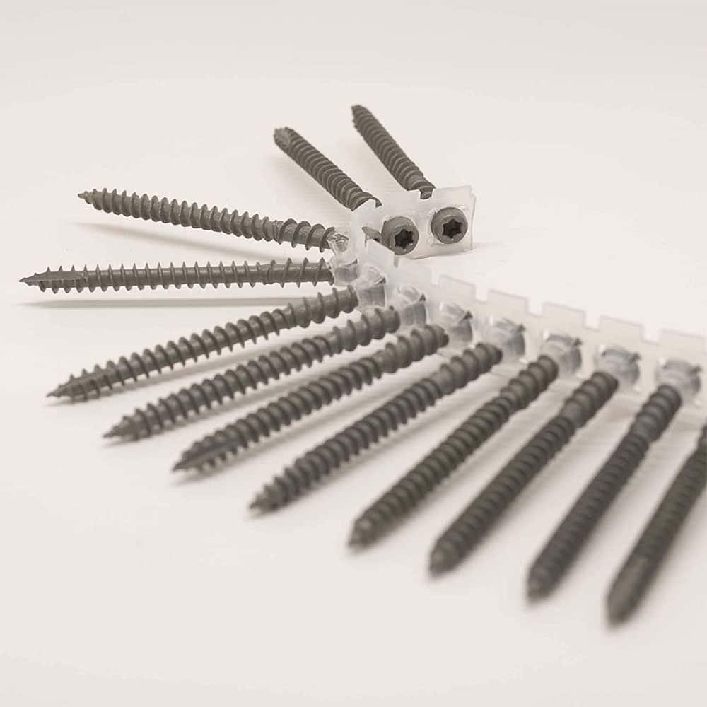 CAMO - 395060 - Vis De Face Sur Bande De Plastique 2.5 Po Gris (Bte 1000) - PurPatio.ca