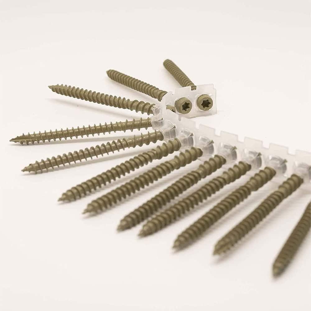 CAMO - 395070 - Vis De Face Sur Bande De Plastique 2.5 Po Tan (Bte 1000) - PurPatio.ca