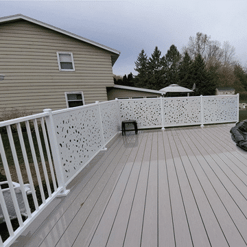 Hideaway Screen - Panneau intimite - River Rock - 36" x 68" - Blanc - PurPatio.ca