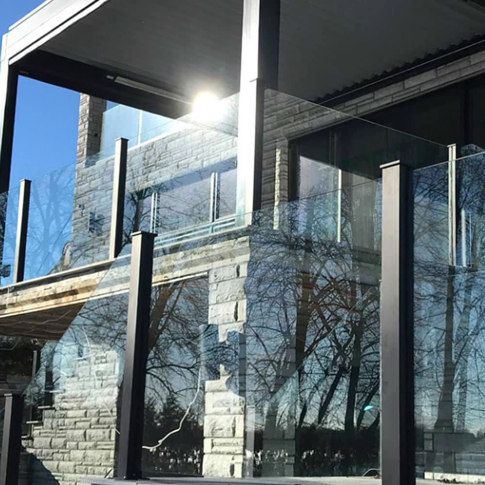 Hoft - Kit pour rampe de verre 10mm - PurPatio.ca