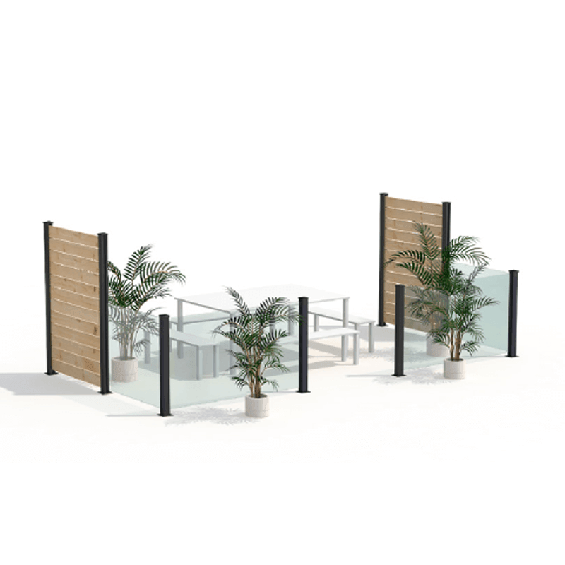 Hoft - Kit pour rampe de verre 6mm - PurPatio.ca