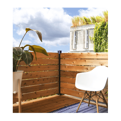 Hoft - Poteau aluminium de COIN - KIT B4 - 44 po - PurPatio.ca