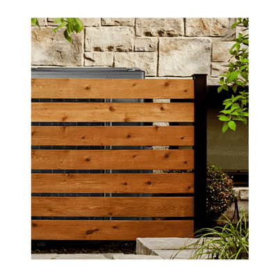 Hoft - Poteau aluminium de FIN - KIT A4 - 44 po - PurPatio.ca