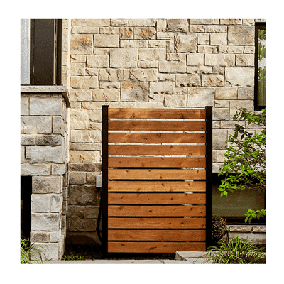 Hoft - Poteau aluminium de FIN - KIT A6 - PurPatio.ca