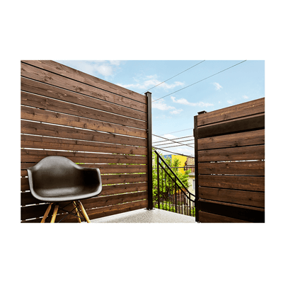 Hoft - Poteau aluminium de FIN - KIT A6 - PurPatio.ca