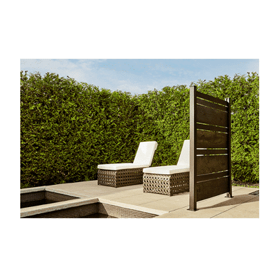 Hoft - Poteau aluminium de FIN - KIT A6 - PurPatio.ca