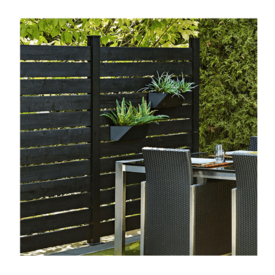 Hoft - Poteau aluminium de FIN - KIT A6 - PurPatio.ca