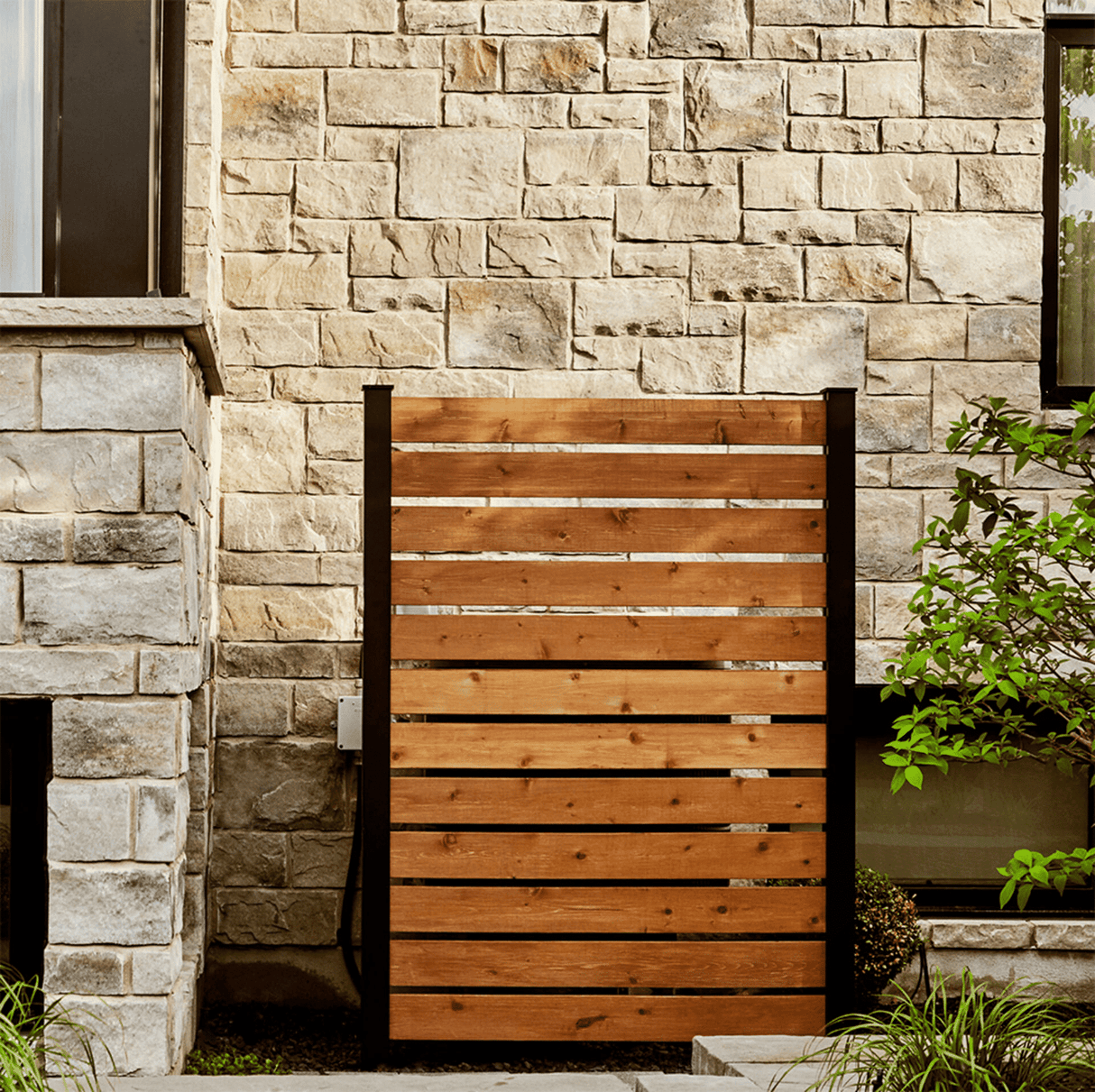 Hoft - Poteau aluminium de Fin - KIT AA6 - 72 po - PurPatio.ca