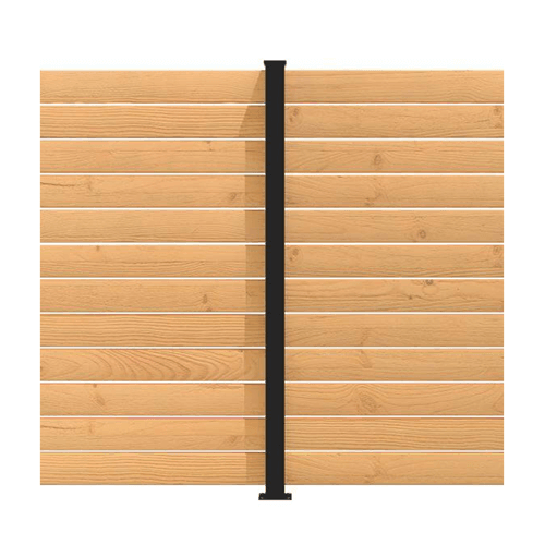 Hoft - Poteau aluminium de LIGNE - KIT C6 - 72 po - PurPatio.ca