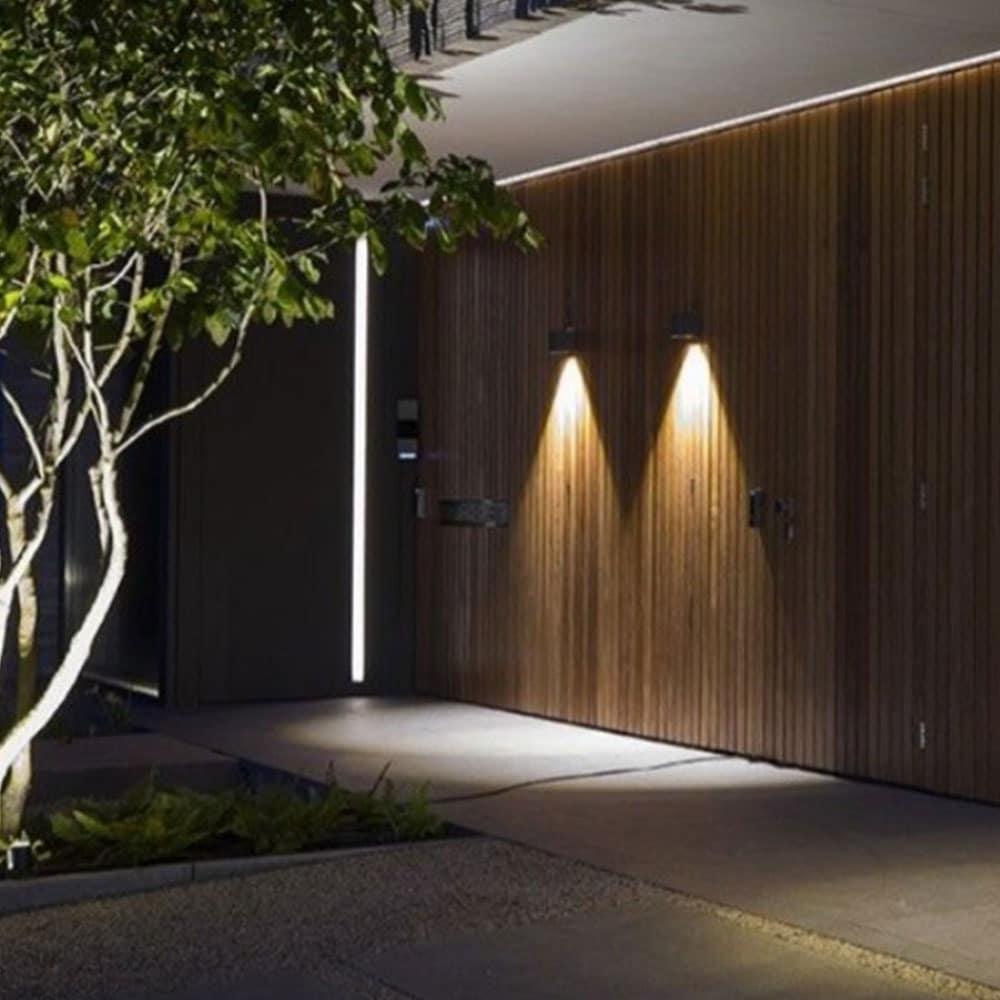 in-lite - 10302121 - ACE DOWN 100-230V CORTEN - Eclairage Exterieur - PurPatio.ca