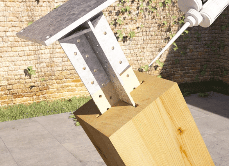 Rothoblaas - XS10120 - Pied de poteau - PurPatio.ca