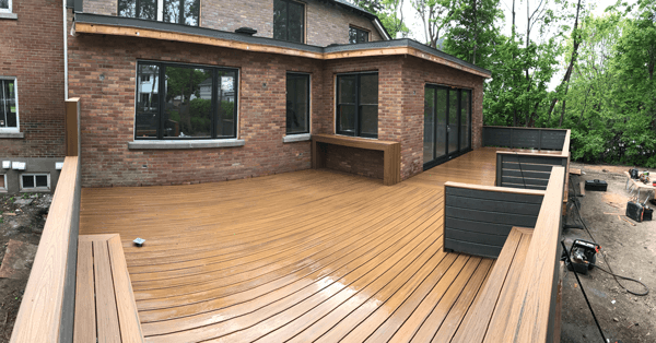 Support patio NP3 - Poutre perpendiculaire a la fondation - Nami Fixations - PurPatio.ca