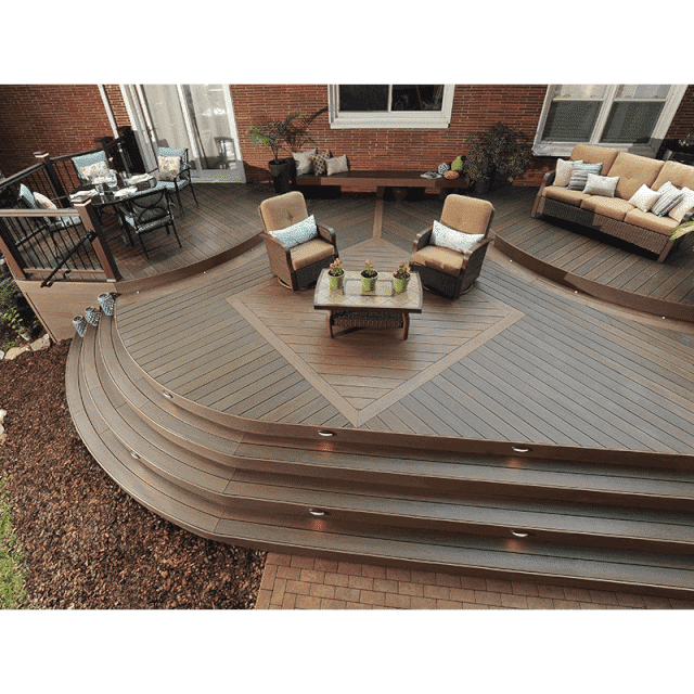 TimberTech - Patio en composite - Collection Legacy - Mocha - PurPatio.ca