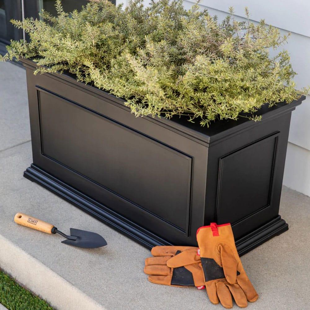 Veradek - Jardinière BRIXTON - long - PurPatio.ca