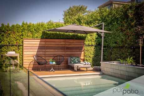 Patio de piscine moderne