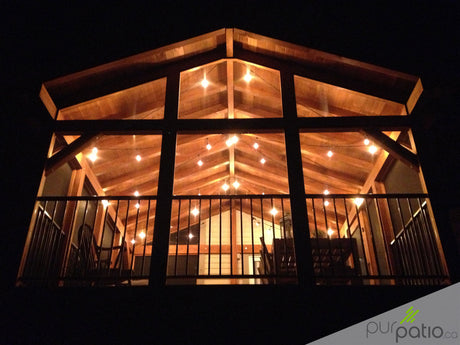 Véranda en timberframe