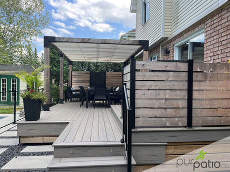 Terrasse en composite TimberTech avec pergola