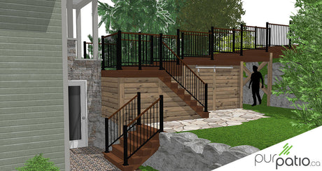 Aménagement en composite TimberTech