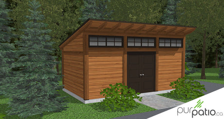 Cabanon en timberframe de pin blanc