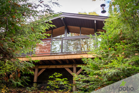 Patio en cèdre chalet Wenworth