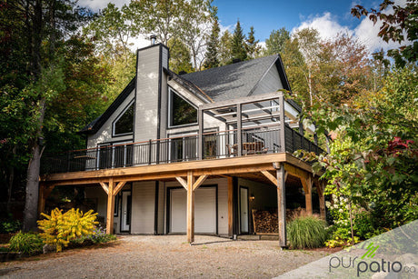 Patio Trex chalet Ste-Adèle