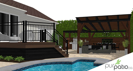 Patio TimberTech et gazebo St-Jérôme