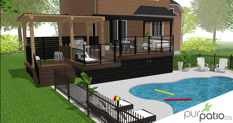 Patio Trex Tropical St-Hyppolite