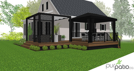 Patio Trex avec pergola St-Sauveur