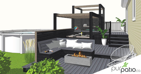 Patio en composite St-Jérôme